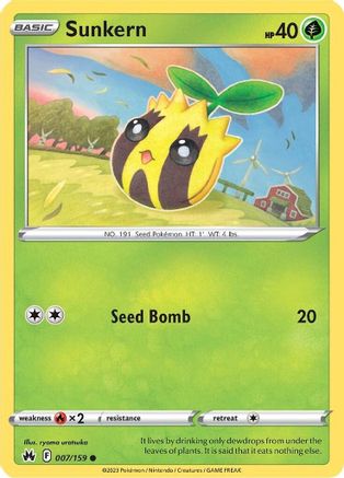 Sunkern 7/159 - [Crown Zenith]