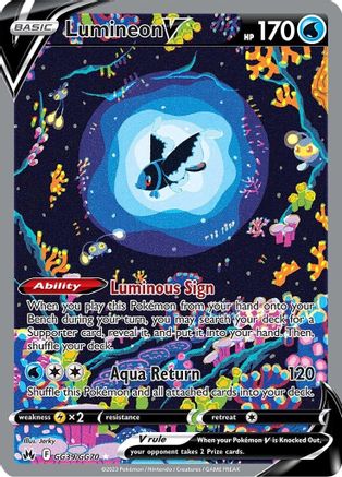 Lumineon V GG39/70 - [Crown Zenith Galarian Gallery] Holofoil