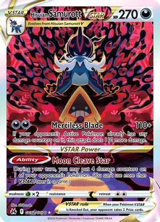 Hisuian Samurott VSTAR GG52/70 - [Crown Zenith Galarian Gallery] Holofoil