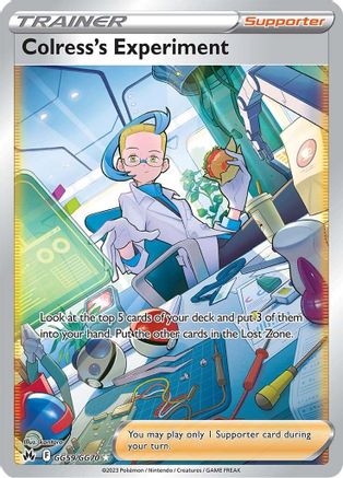 Colress's Experiment GG59/70 - [Crown Zenith Galarian Gallery] Holofoil