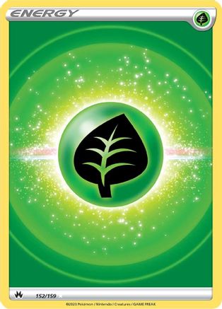 Grass Energy (Texture Full Art) 152/159 - [Crown Zenith] Holofoil