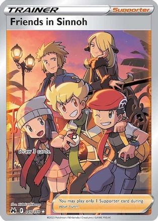 Friends in Sinnoh (Full Art) 149/159 - [Crown Zenith] Holofoil