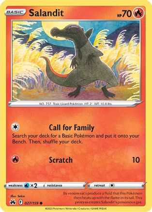 Salandit 27/159 - [Crown Zenith]