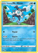 Galarian Mr. Mime 30/159 - [Crown Zenith]