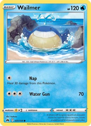 Wailmer 31/159 - [Crown Zenith]