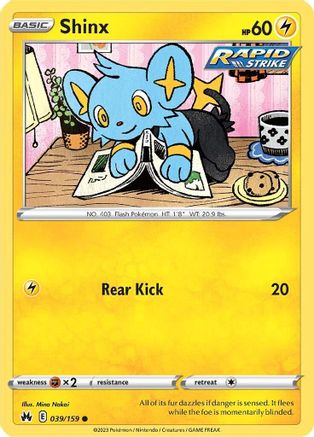 Shinx (39) 39/159 - [Crown Zenith]