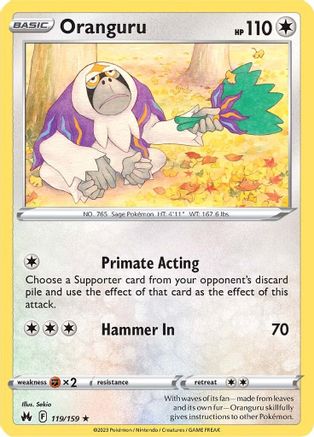 Oranguru 119/159 - [Crown Zenith]