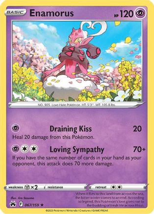 Enamorus 67/159 - [Crown Zenith] Reverse Holofoil