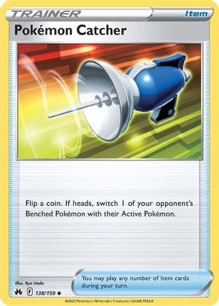 Pokemon Catcher 138/159 - [Crown Zenith] Reverse Holofoil