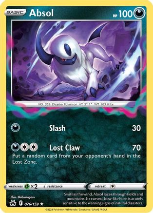 Absol 76/159 - [Crown Zenith] Holofoil