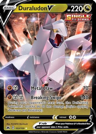Duraludon V 103/159 - [Crown Zenith] Holofoil