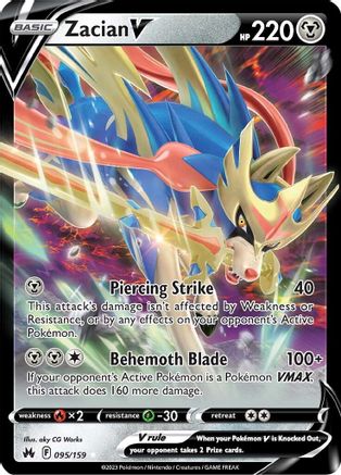 Zacian V 95/159 - [Crown Zenith] Holofoil