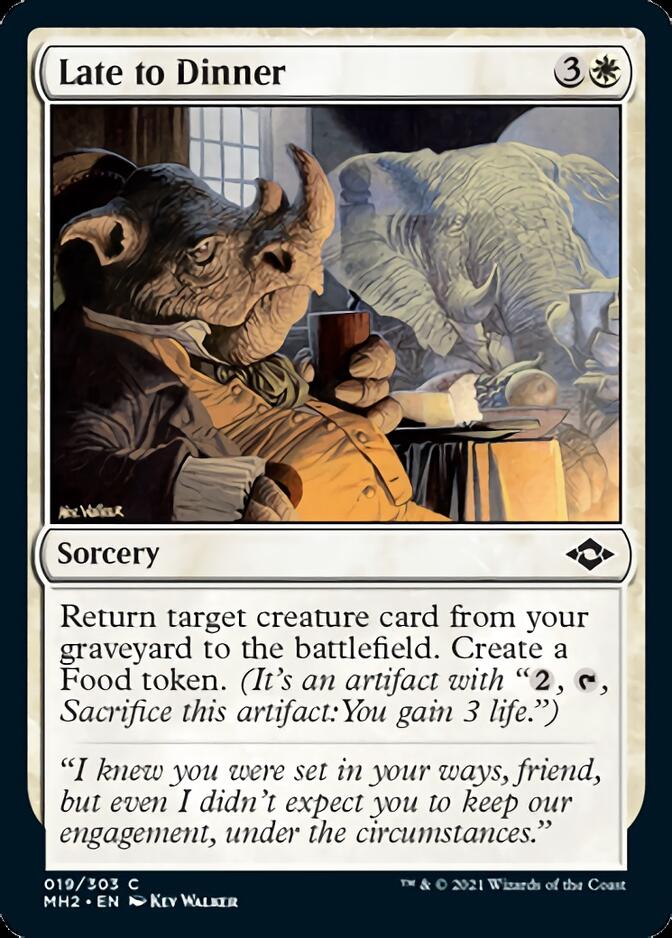 Late to Dinner (MH2-019) [Modern Horizons 2] Foil