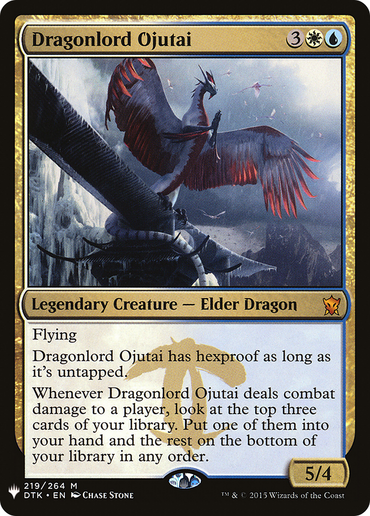 Dragonlord Ojutai (PLST-DTK-219) [The List]