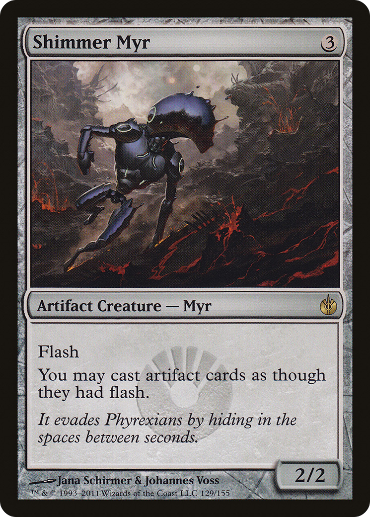 Shimmer Myr (MBS-129) [Mirrodin Besieged] Foil