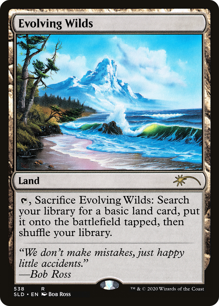 Evolving Wilds (Bob Ross) (SLD-538) [Secret Lair Drop] Foil