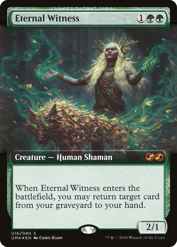 Eternal Witness (UMA:BT-U16) (Extended Art) [Ultimate Box Topper] Foil