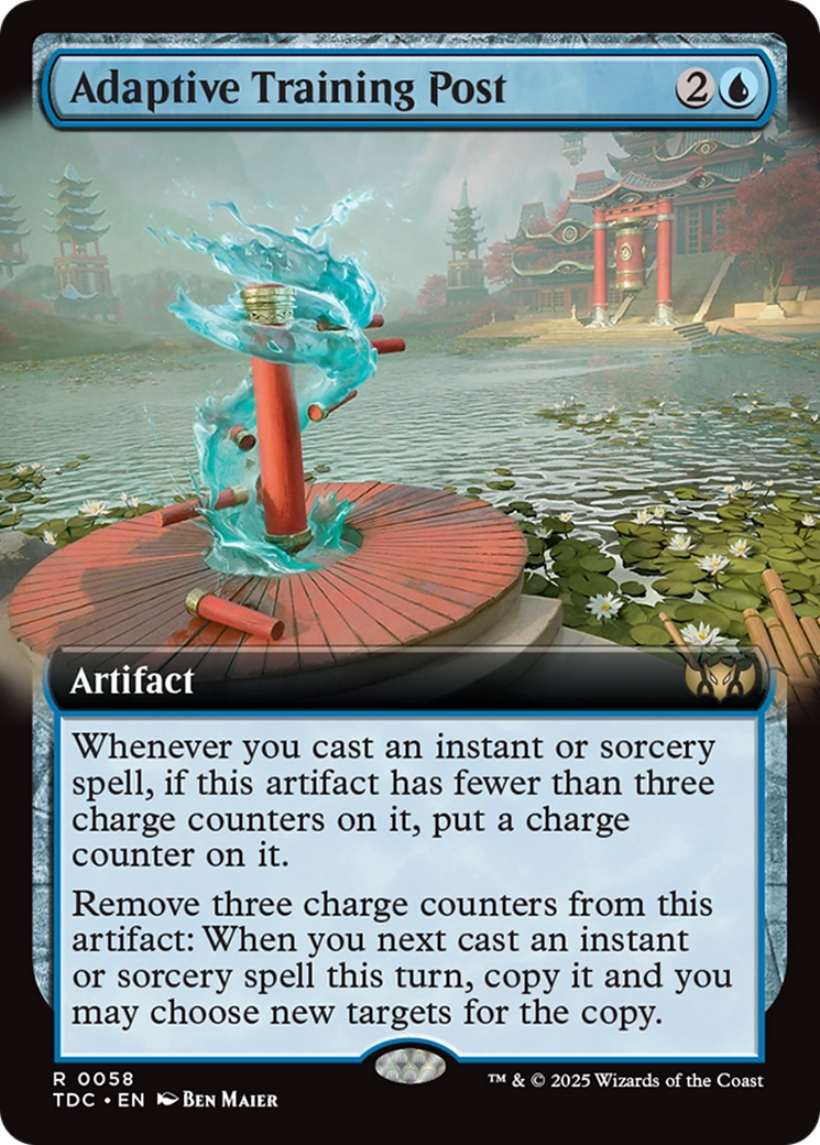 Adaptive Training Post (TDC-058) [Commander: Tarkir: Dragonstorm]: (Extended Art)