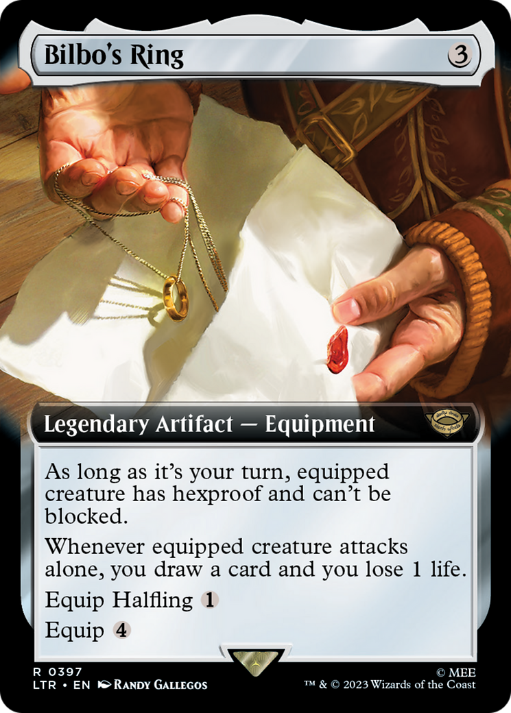 Bilbo's Ring (LTR-397) [The Lord of the Rings: Tales of Middle-earth]: (Extended Art) Foil