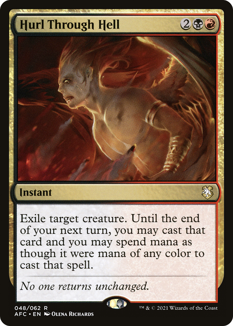 Hurl Through Hell (AFC-048) [Forgotten Realms Commander]