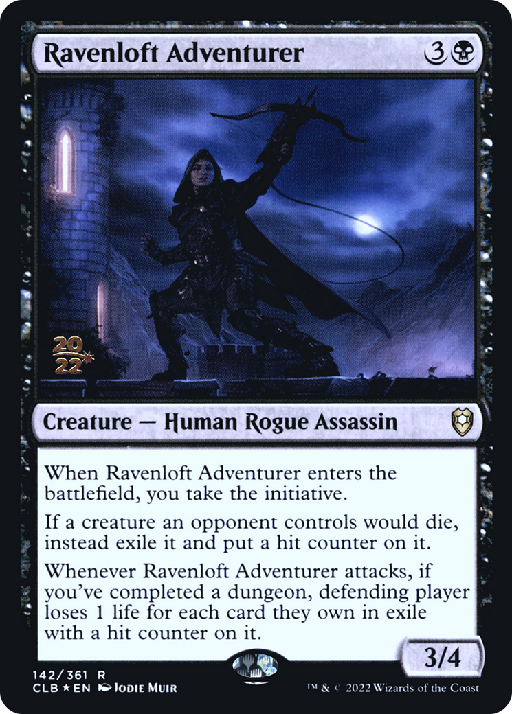 Ravenloft Adventurer (PRE-142) [Battle for Baldur's Gate Promos] Foil