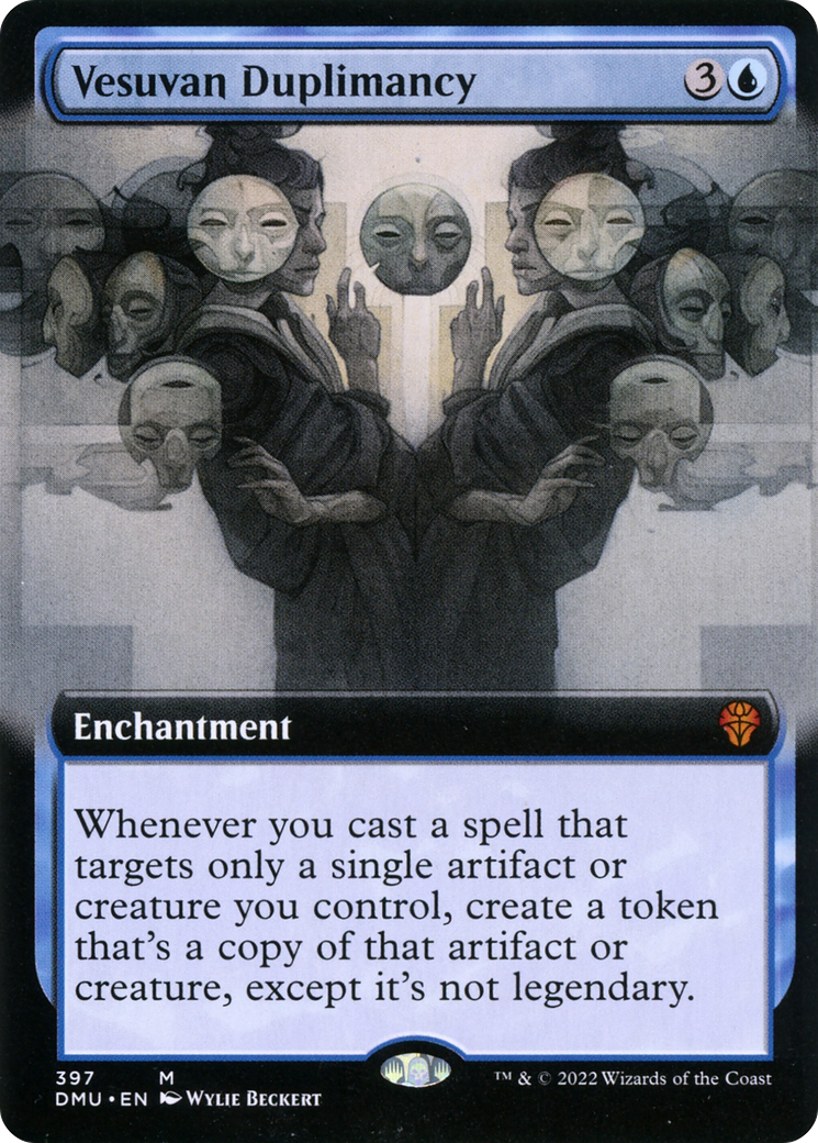 Vesuvan Duplimancy (DMU-397) [Dominaria United]: (Extended Art) Foil