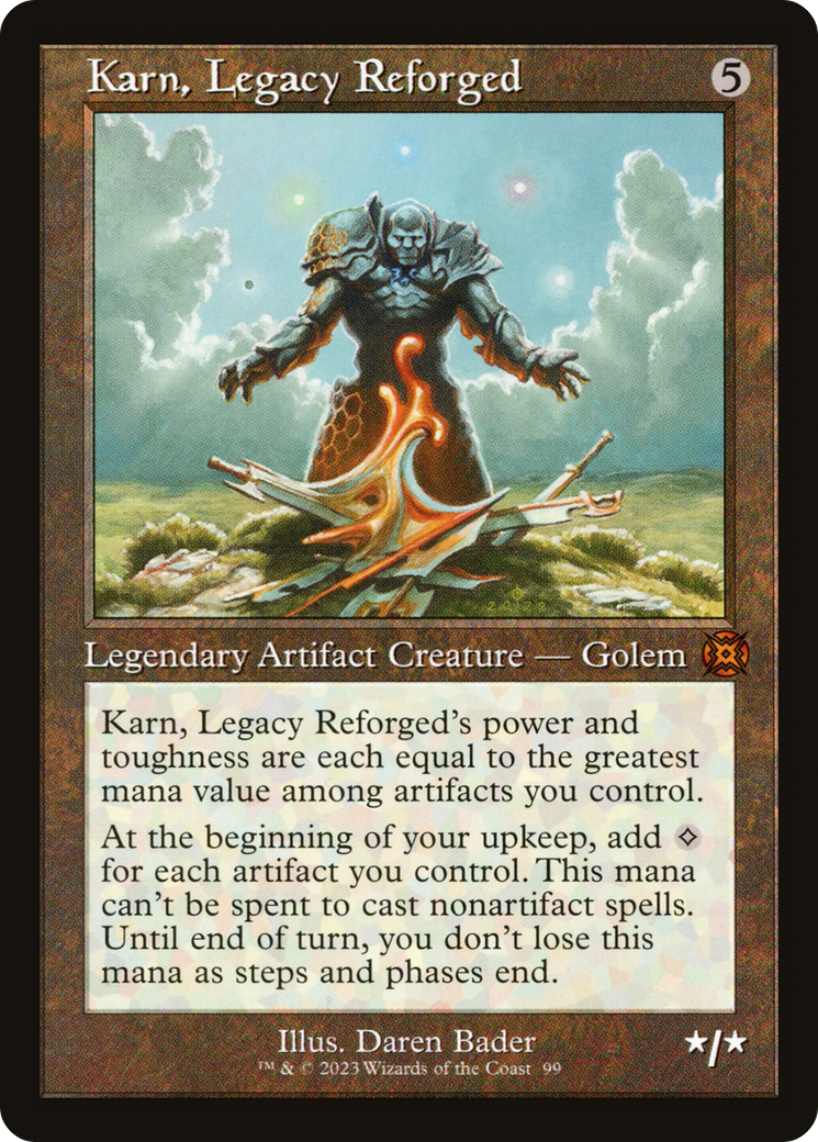 Karn, Legacy Reforged (MAT-099) [March of the Machine: The Aftermath]: (Showcase)