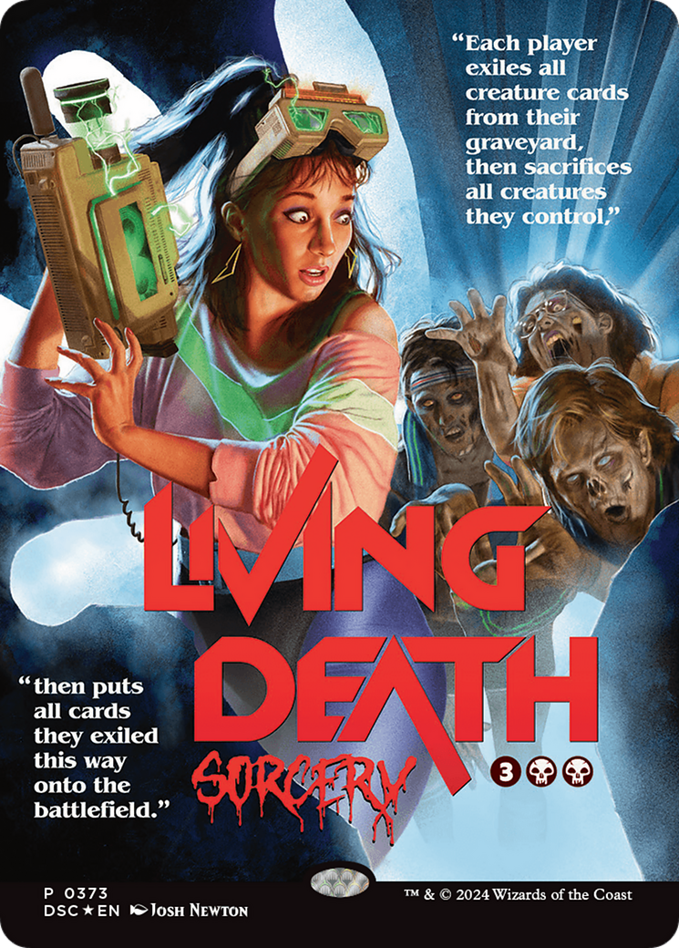 Living Death (DSC-373) [Duskmourn: House of Horror Commander] (Borderless) Foil