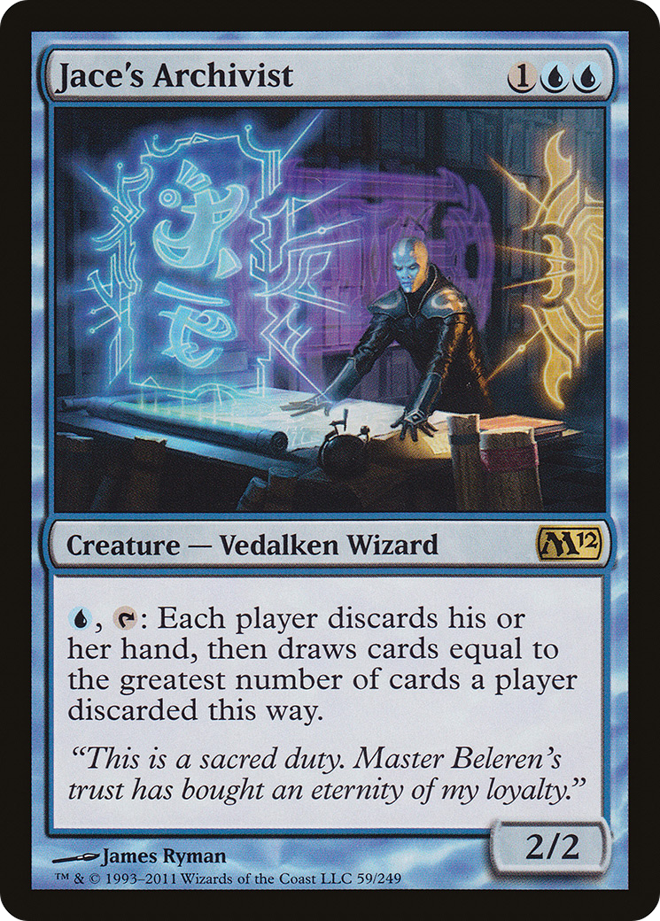 Jace's Archivist (M12-059) [Magic 2012]
