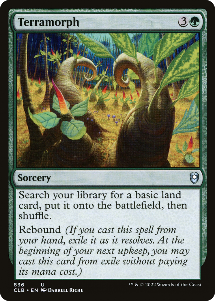 Terramorph (CLB-836) [Commander Legends: Battle for Baldur's Gate]