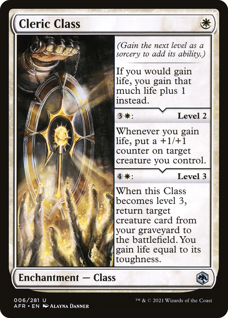 Cleric Class (AFR-006) [Adventures in the Forgotten Realms]