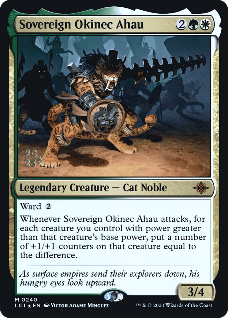 Sovereign Okinec Ahau (PRE-240S) [The Lost Caverns of Ixalan Promos] Foil