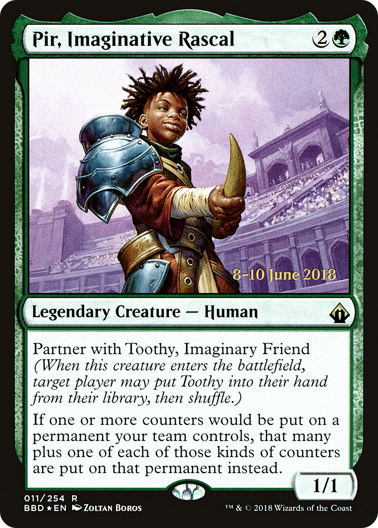 Pir, Imaginative Rascal (LARP-11S) [Battlebond Promos] Foil