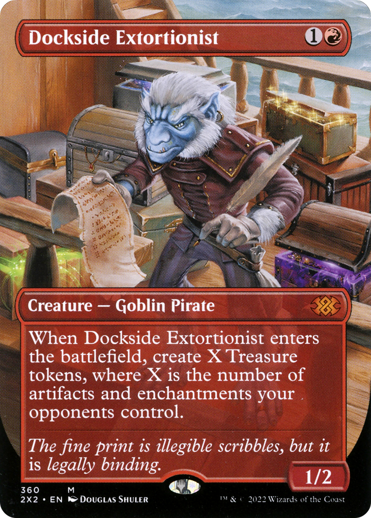 Dockside Extortionist (Borderless) (2X2-360) [Double Masters 2022]