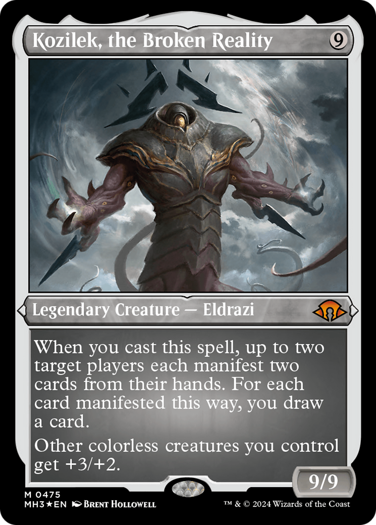 Kozilek, the Broken Reality (MH3-475) [Modern Horizons 3] Etched Foil
