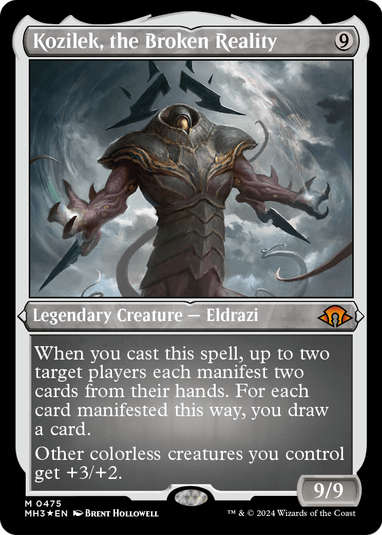 Kozilek, the Broken Reality (Foil Etched) (MH3-475) [Modern Horizons 3] Foil