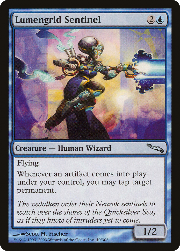 Lumengrid Sentinel (MRD-040) [Mirrodin]