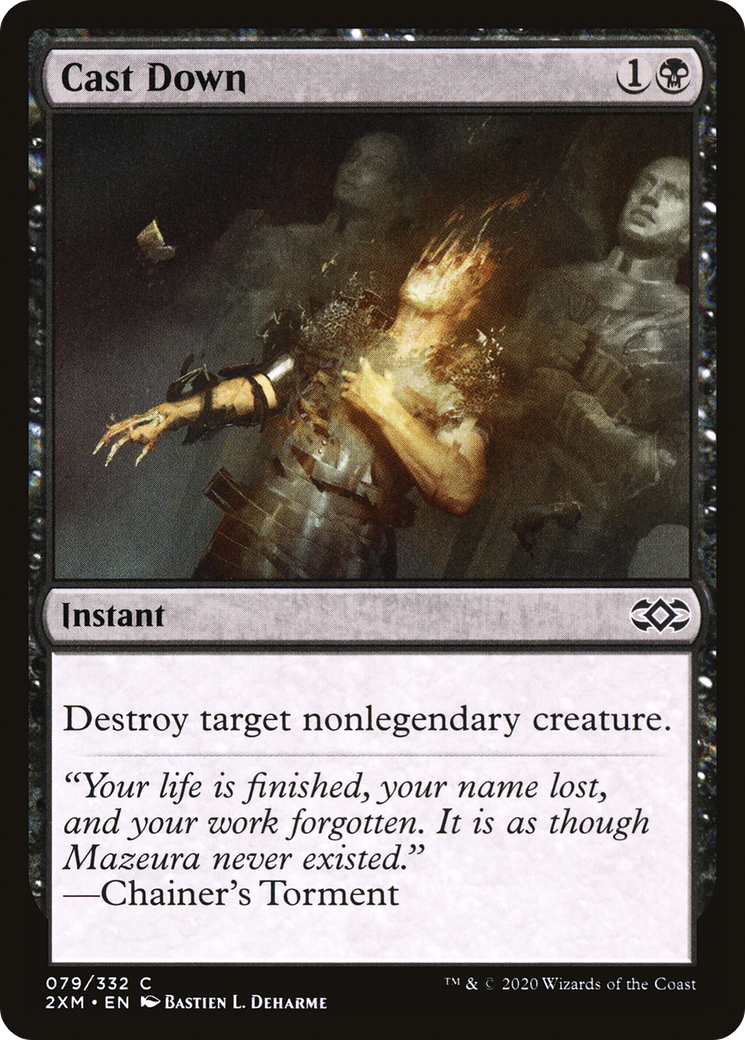 Cast Down (2XM-079) [Double Masters] Foil