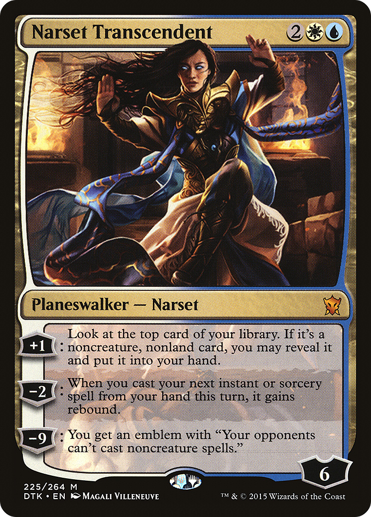Narset Transcendent (DTK-225) [Dragons of Tarkir] Foil