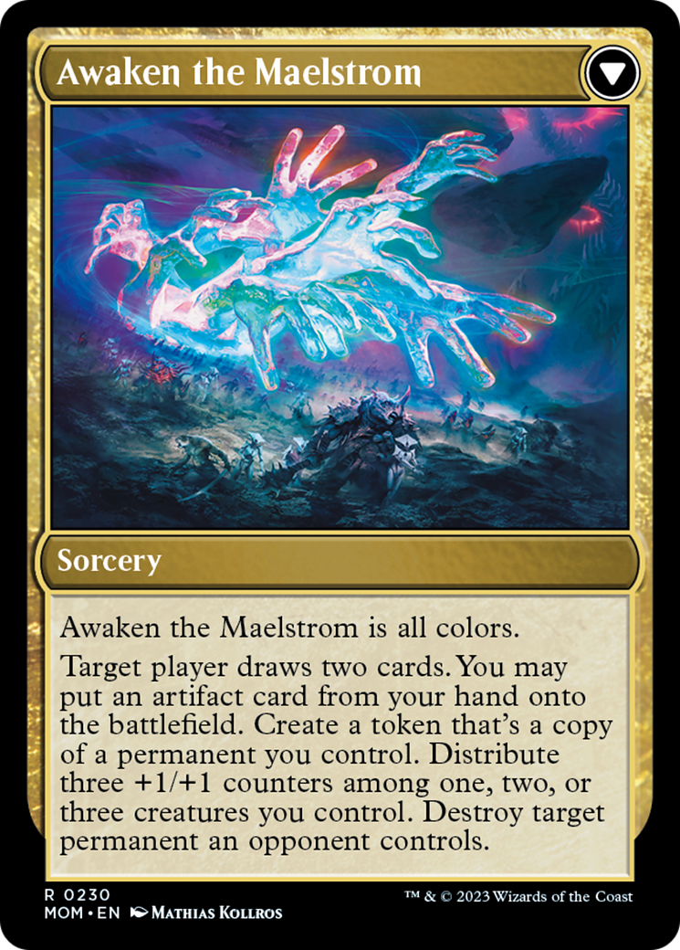 Invasion of Alara // Awaken the Maelstrom (MOM-230) [March of the Machine] Foil