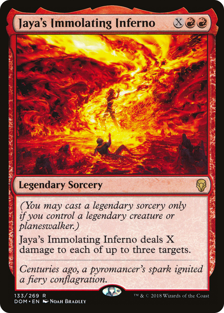 Jaya's Immolating Inferno (DOM-133) [Dominaria]