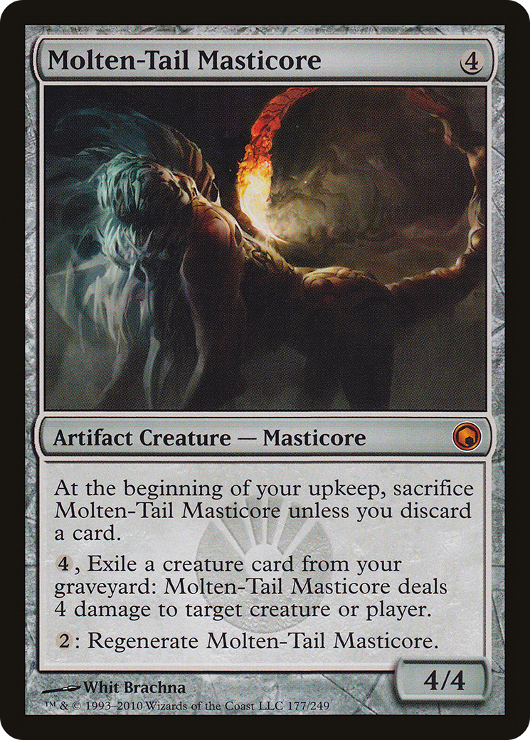 Molten-Tail Masticore (SOM-177) [Scars of Mirrodin]