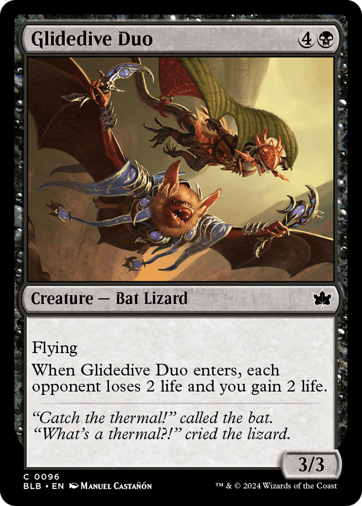 Glidedive Duo (BLB-096) [Bloomburrow] Foil