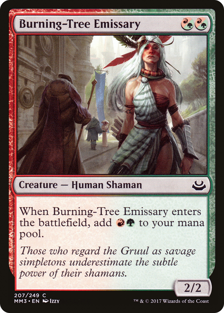 Burning-Tree Emissary (MM3-207) [Modern Masters 2017] Foil