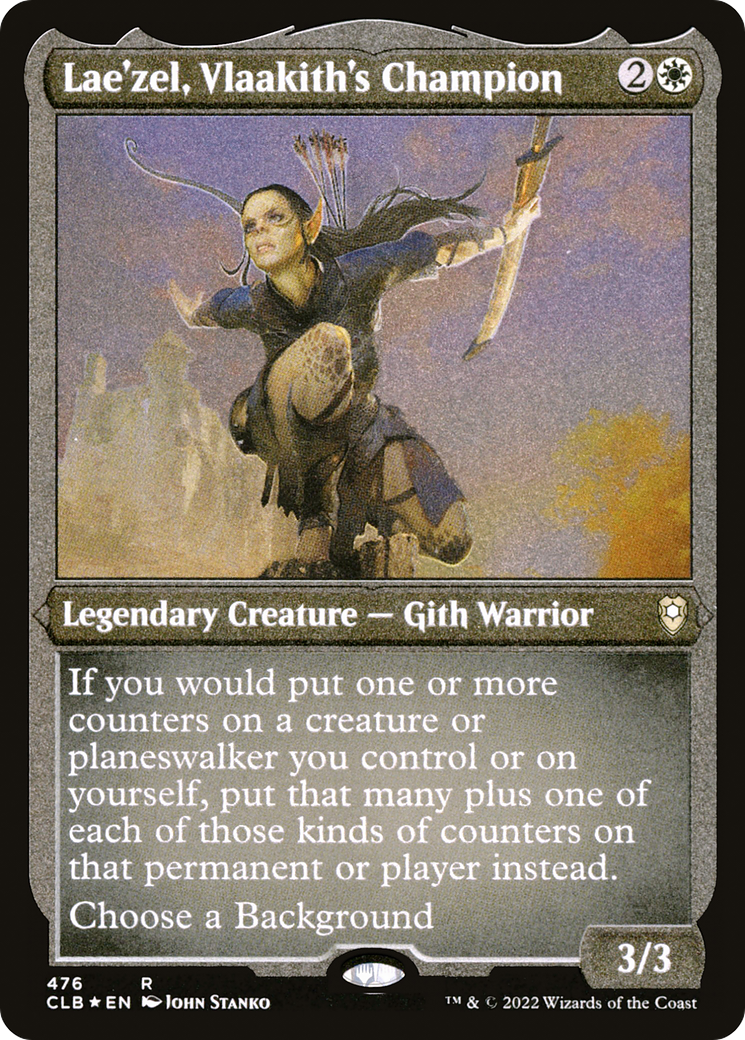 Lae'zel, Vlaakith's Champion (CLB-476) [Commander Legends: Battle for Baldur's Gate] Etched Foil