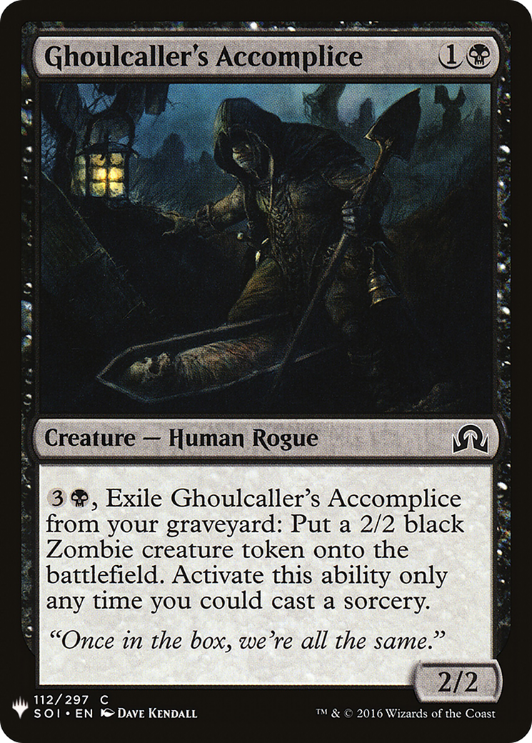 Ghoulcaller's Accomplice (LIST-SOI-112) [The List]