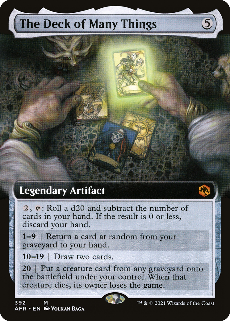 The Deck of Many Things (Extended Art) (AFR-392) [Adventures in the Forgotten Realms]