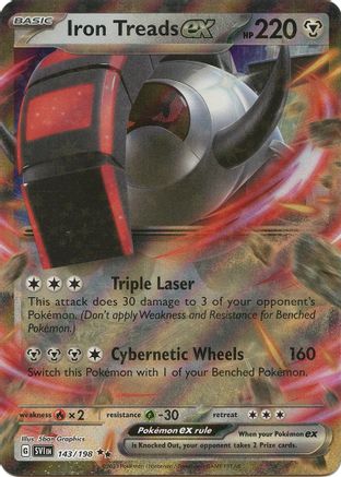 Iron Treads ex - 143/198 143 - [SV01 Scarlet & Violet Base Set] Holofoil