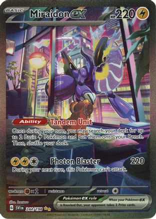 Miraidon ex - 244/198 244 - [SV01 Scarlet & Violet Base Set] Holofoil
