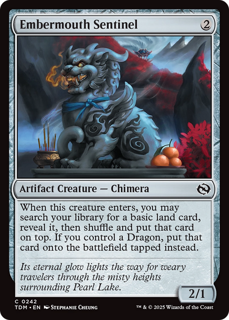 Embermouth Sentinel (TDM-242) [Tarkir: Dragonstorm] Foil